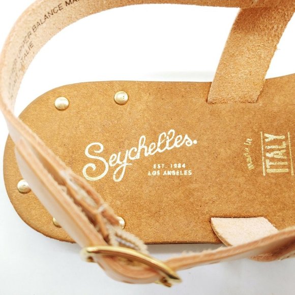 Seychelles Womans Day of Rest Embellished Thong Sandal Natural  Sz 6.5 M NEW - Picture 8 of 9